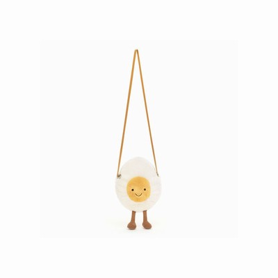 Jellycat Happy Boiled Egg Bag Australia | 438219NAQ